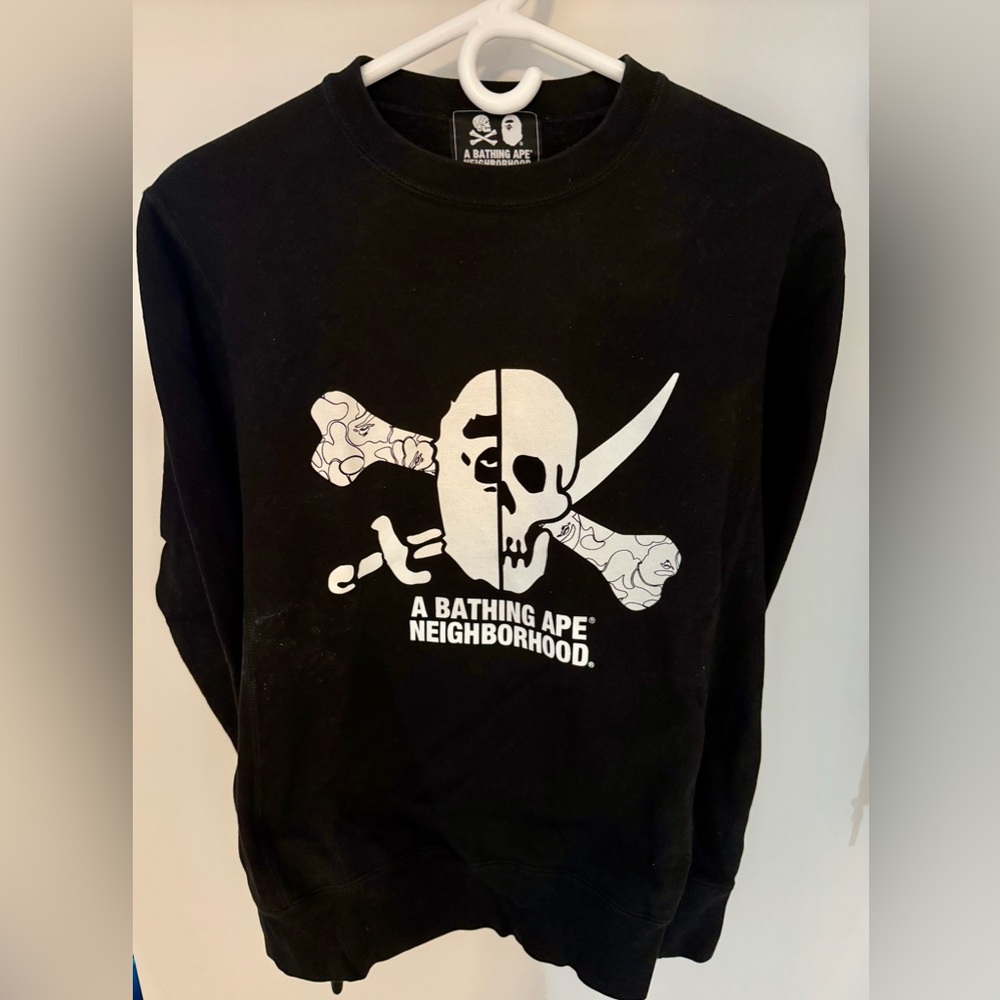 BAPE x Neighborhood Crewneck Men’s Size M Black